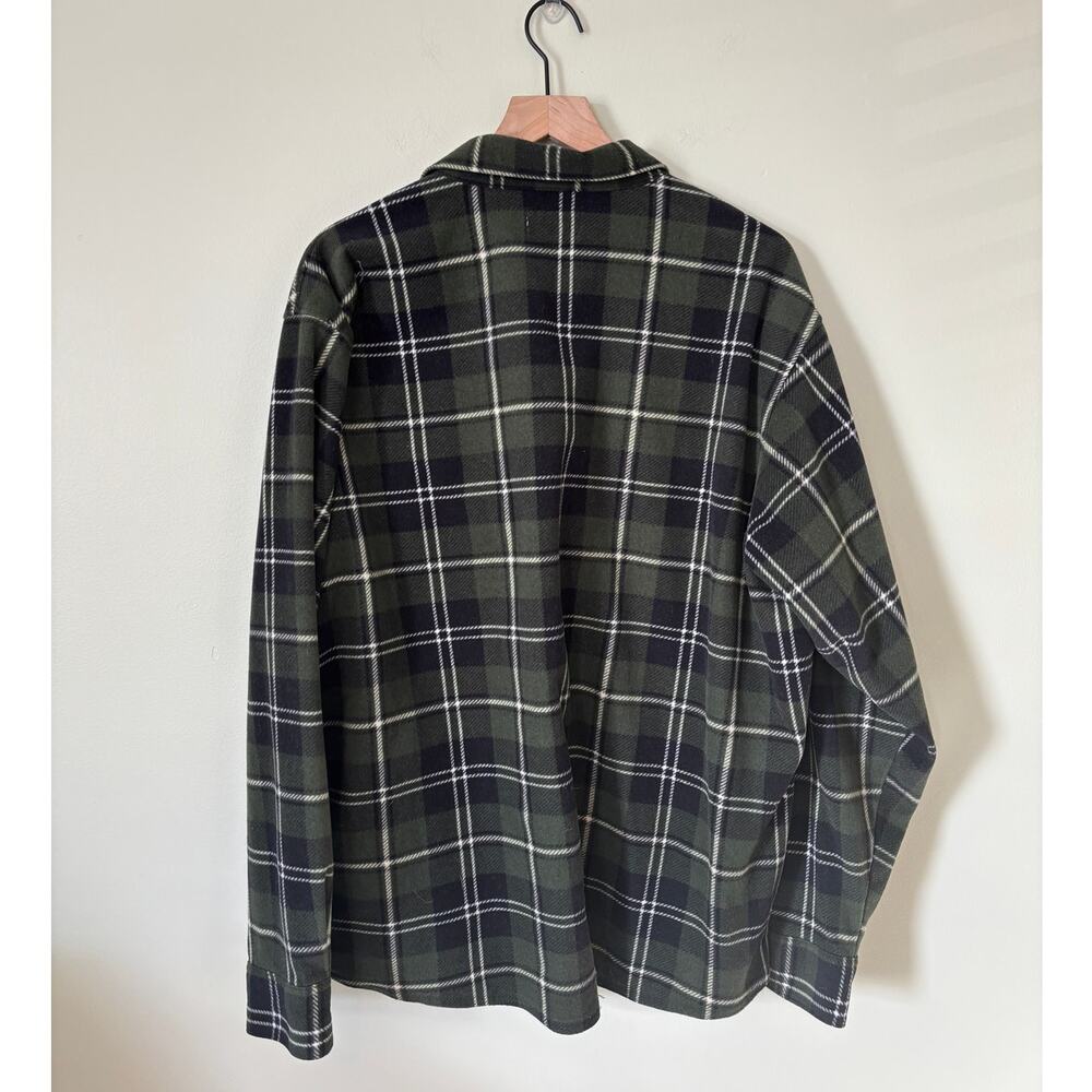 Wrangler Plaid Thick Fleece Shirt Size 2XL Mens Winter Fall - Picture 4 of 7
